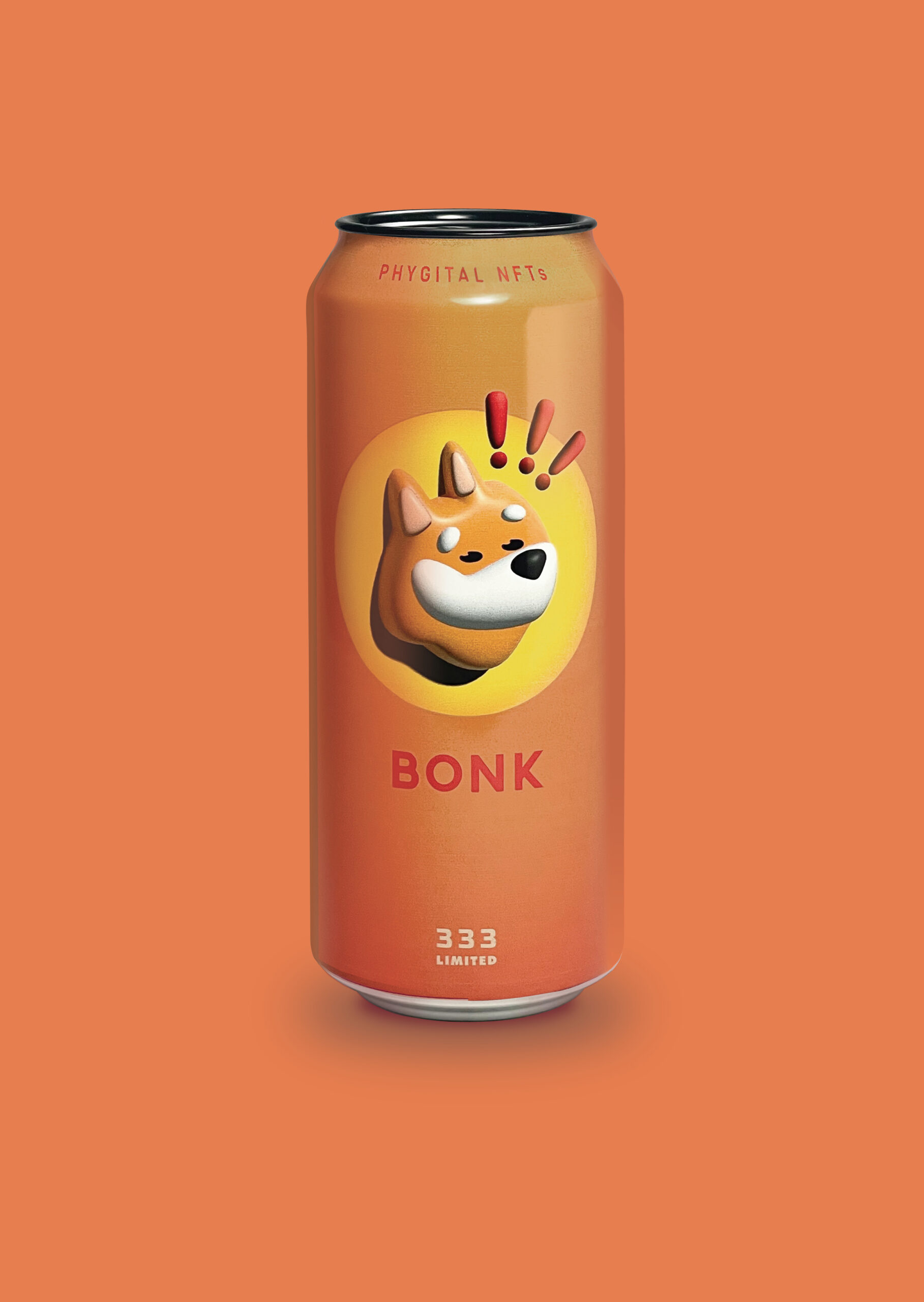 Crypto-inspired limited edition cans